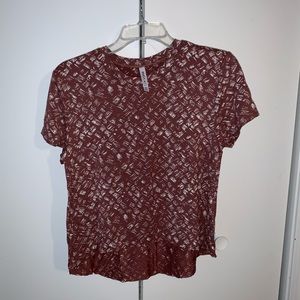 RVCA mauve soft t-shirt